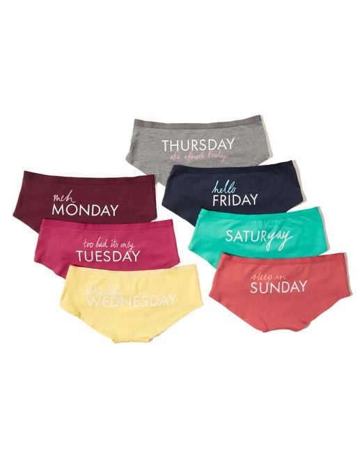 Hollister Gilly Hicks Short Undies 7 pack Lyst UK